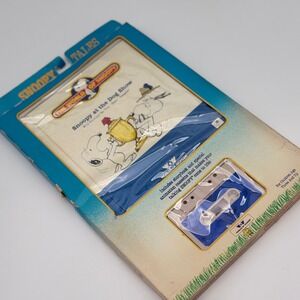 Vintage 1986 Worlds‎ of Wonder Snoopy at the Dog Show Book & Cassette Tape Set